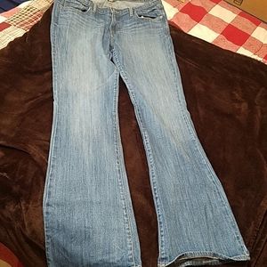 Abercrombie & Fitch Light Wash Bootcut Jeans